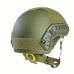 Шолом FAST Helmet UHMWPE олива, рівень захисту NIJ IIIA - 1,3 кг M/L
